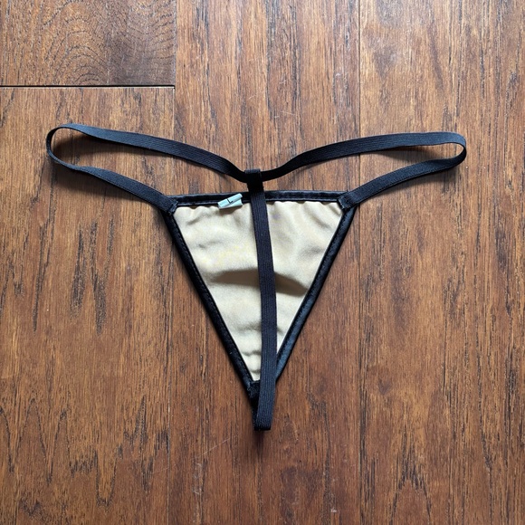 Music Legs Lace Corset & Thong Set | Lingerie Black and Cream | NWOT - Picture 9 of 11